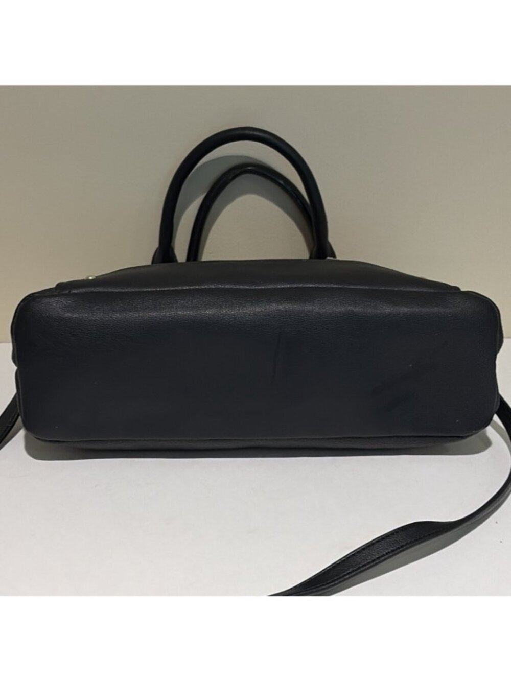 Juicy Couture Under Lock Satchel Dome Black Double Handle Crossbody Y2K NEW - Picture 6 of 11